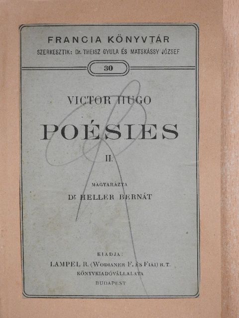 Victor Hugo - Poésies II. [antikvár]
