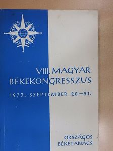 Pethő Tibor - VIII. Magyar Békekongresszus [antikvár]