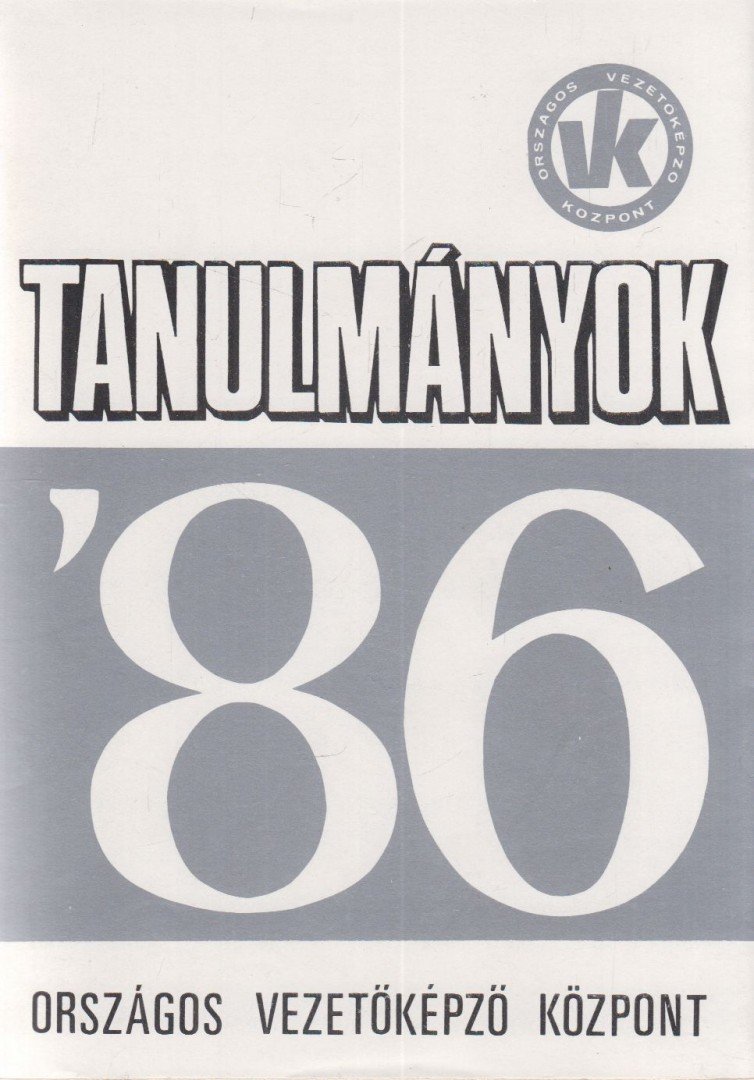Tanulmányok '86 [antikvár]