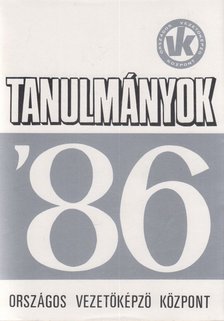 Tanulmányok '86 [antikvár]