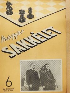 Dr. Érdy Béla - Magyar Sakkélet 1954. június [antikvár]