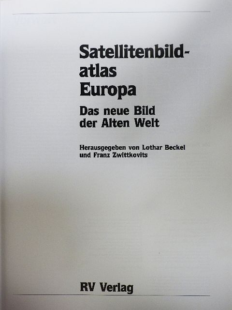 Satellitenbild-atlas Europa [antikvár]