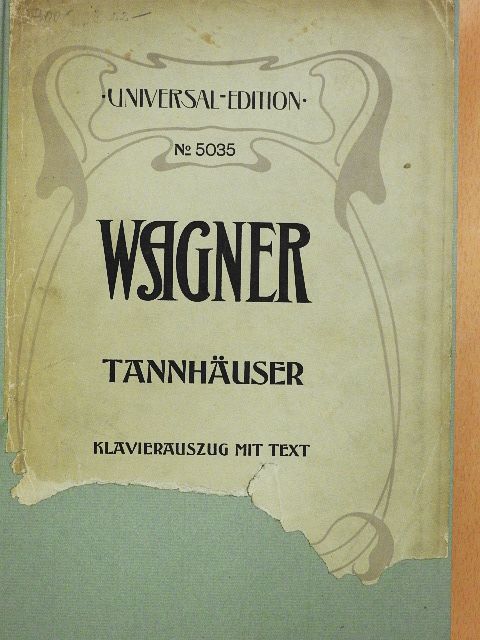 Otto Singer - Tannhäuser [antikvár]