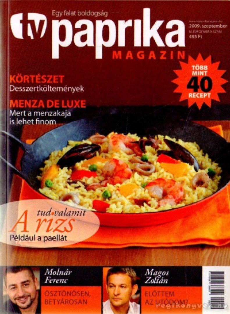 ZSIGMOND GÁBOR - TV paprika magazin 2009. szeptember [antikvár]
