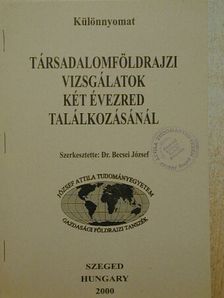 A magyarországi településállomány változásainak néhány sajátossága [antikvár]