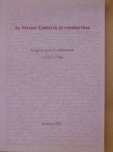 Vissi Zsuzsanna - Az Mester Emberek jó rendtartása [antikvár]