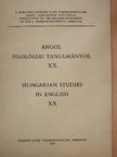 Erzsébet Mészáros - Angol filológiai tanulmányok XX. [antikvár]