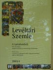 Anna Svenson - Levéltári Szemle 2003/4. [antikvár]