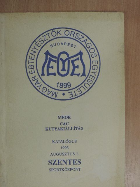 MEOE CAC kutyakiállítás katalógus [antikvár]