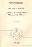 A magyar büntetőjog általános része II. kötet [antikvár]