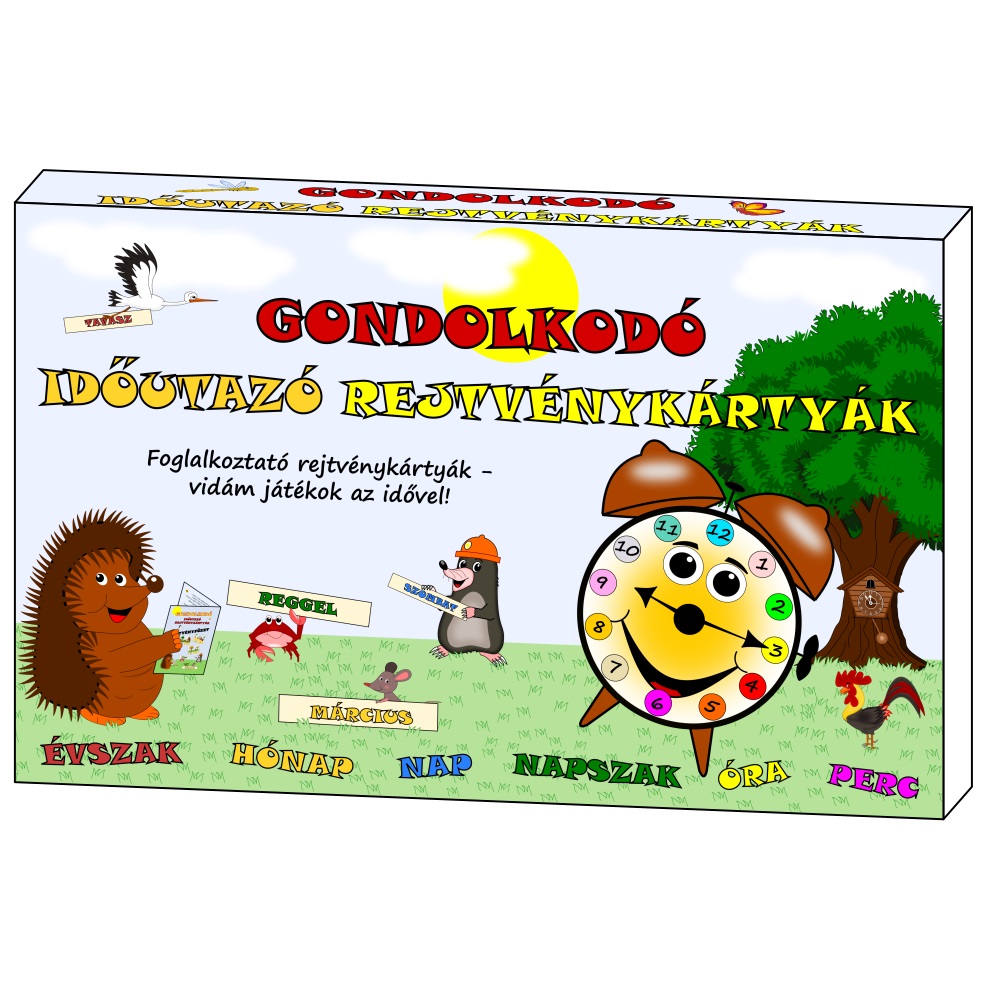 Simon József - Gondolkodó - Időutazó rejtvénykártyák