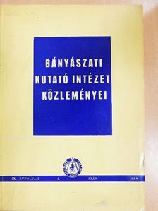 Ádám László - Bányászati Kutató Intézet közleményei 1964/2. [antikvár]