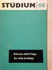 Galvano della Volpe - Az ízlés kritikája [antikvár]
