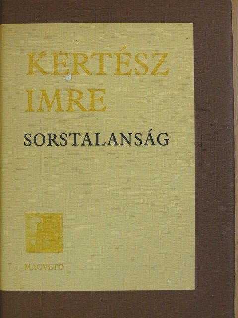 Kertész Imre - Sorstalanság [antikvár]