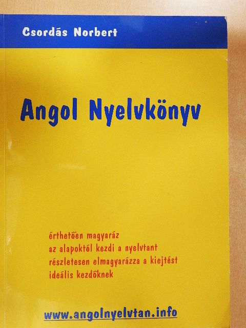 Csordás Norbert - Angol Nyelvkönyv [antikvár]
