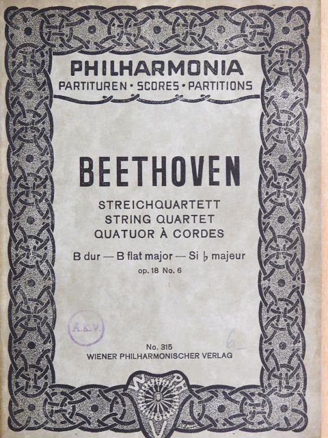 Beethoven - Streichquartett B dur [antikvár]