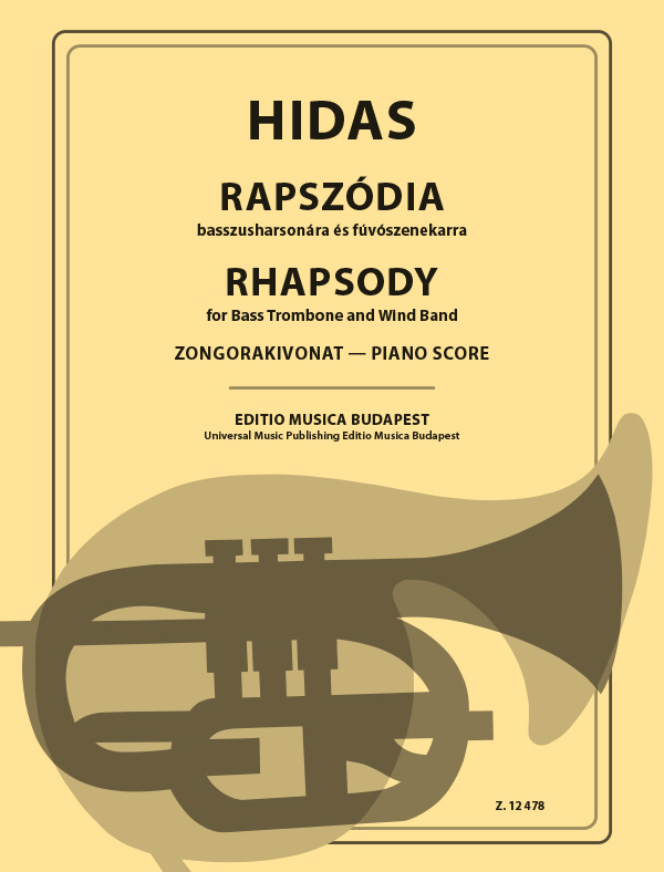 HIDAS FRIGYES - RAPSZÓDIA BASSZUSHARSONÁRA ÉS FÚVÓSZENEKARRA ZONGORAKIVONAT