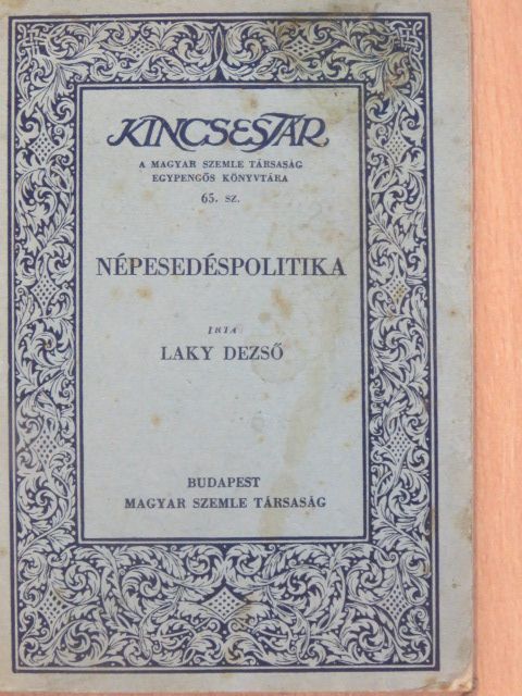 Laky Dezső - Népesedéspolitika [antikvár]