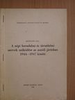 Erősvári Pál - A népi forradalmi és társadalmi szervek működése az aszódi járásban 1944-1947 között [antikvár]