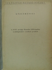 Alpár Béla - Az R105 szövőgép dinamikai felülvizsgálata, továbbfejlesztésre vonatkozó javaslatok [antikvár]