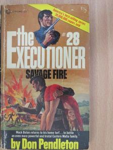 Don Pendleton - The Executioner: Savage fire [antikvár]