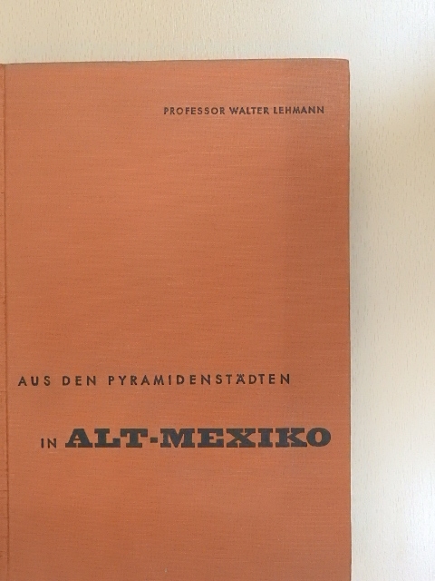 Walter Lehmann - Aus den Pyramidenstädten in Alt-Mexiko [antikvár]