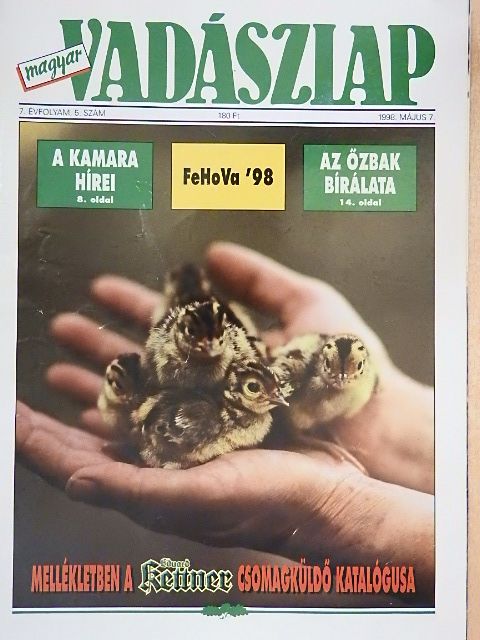 Benke Zoltán - Magyar Vadászlap 1998. május 7. [antikvár]