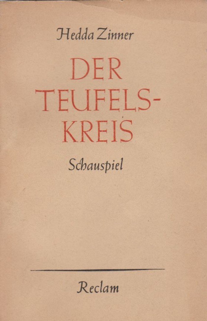 Zinner, Hedda - Der Teufelskreis [antikvár]