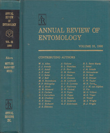 Thomas E. Mittler, Frank J. Radovsky, Vincent H. Resh - Annual Review of Entomology Volume 35, 1990 [antikvár]