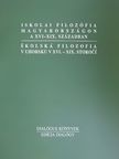 Baracs Gabriella - Iskolai filozófia Magyarországon a XVI-XIX. században [antikvár]