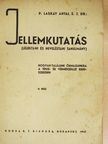 Dr. P. Laskay Antal S. J. - Jellemkutatás II. [antikvár]