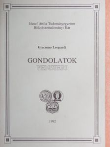 Giacomo Leopardi - Gondolatok [antikvár]