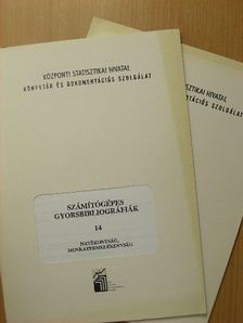 Számítógépes gyorsbibliográfiák 14/2., 4. [antikvár]