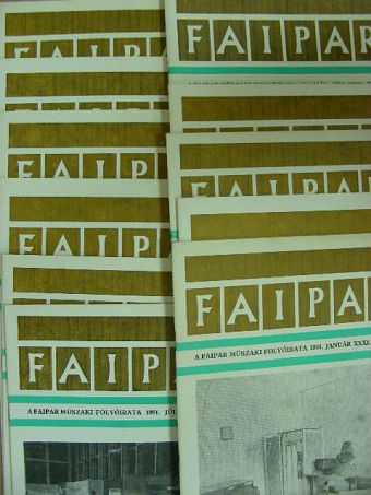 Faipar 1981. január-december [antikvár]