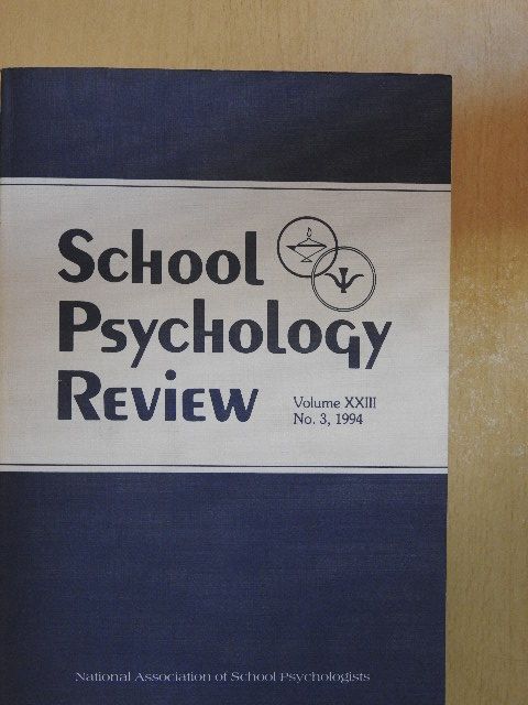 Bonnie Grossen - School Psychology Review 3/1994. [antikvár]