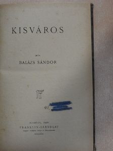 Balázs Sándor - Kisváros [antikvár]