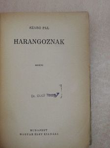 Szabó Pál - Harangoznak [antikvár]