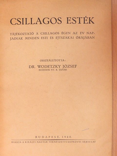 Csillagos esték [antikvár]