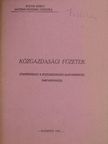 Közgazdasági füzetek II-VII. [antikvár]