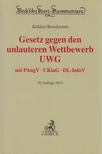Helmut Köhler, Joachim Bornkamm - Gesetz gegen den unlauteren Wettbewerb [antikvár]