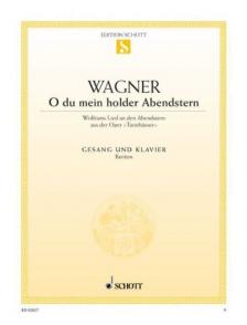 WAGNER,R. - O DU MEIN HOLDER ABENDSTERN WOLFRAM LIED AUS DER TANHAEUSER BARITON ANTIKVÁ
