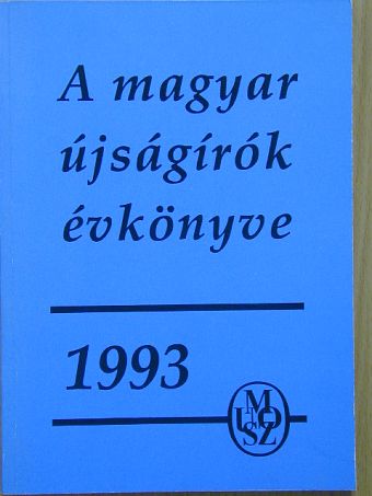 A Magyar Újságírók Évkönyve 1993 [antikvár]