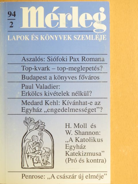 Balogh Vilmos Szilárd - Mérleg 1994/2. [antikvár]