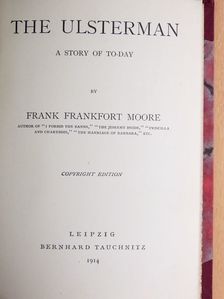 Frank Frankfort Moore - The Ulsterman [antikvár]
