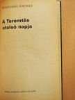 Wolfgang Jeschke - A Teremtés utolsó napja [antikvár]