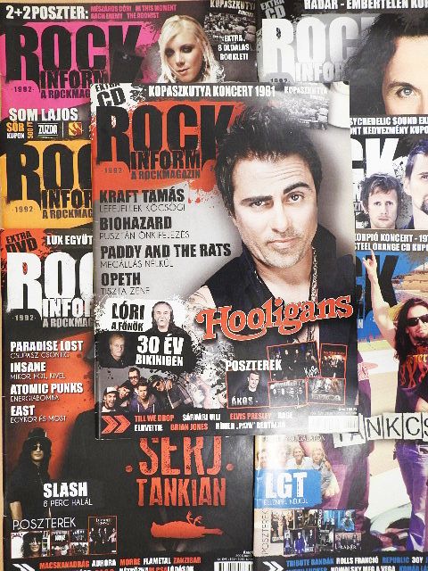 Hegedűs István - Rockinform 2012/02-12, 2013/01. szám [antikvár]