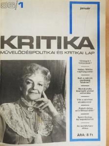 Csáth Géza - Kritika 1986. január-december [antikvár]