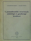 Balogh Ferenc - A pamutfonalak írezésének minőségi és gazdasági kérdései [antikvár]