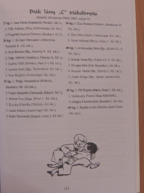 Judo évkönyv 2003 [antikvár]