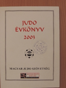Judo évkönyv 2003 [antikvár]